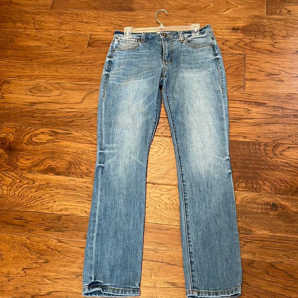 CABI. High Rise Straight Leg Jeans